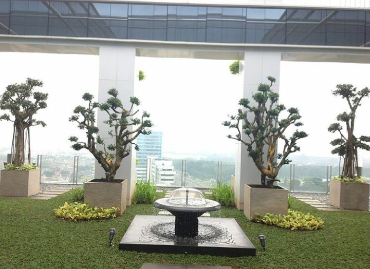 Detail Taman Atap Roof Garden Nomer 36