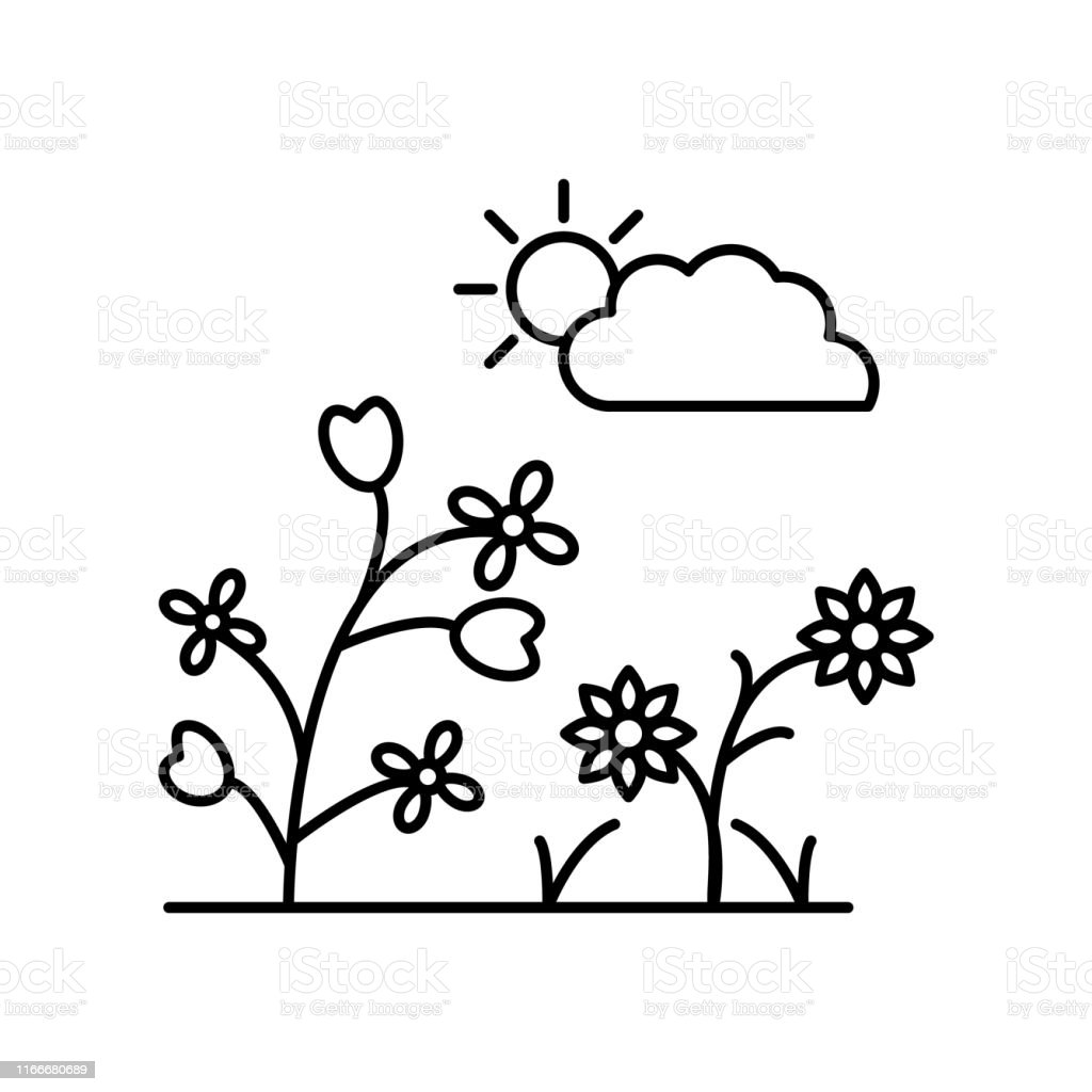 Detail Taman Bunga Vector Nomer 32