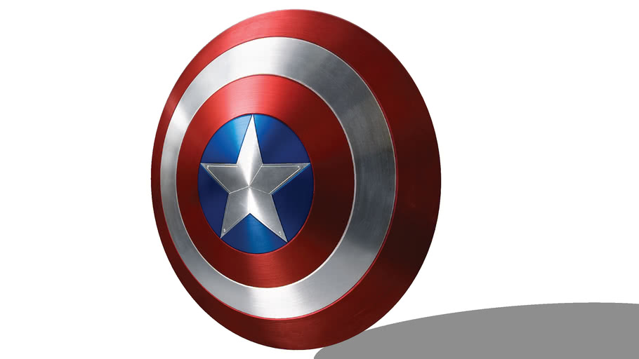 Detail Tameng Captain America 3d Nomer 11