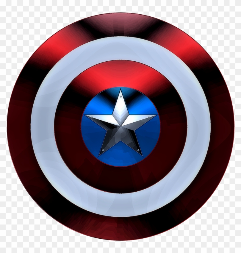 Detail Tameng Captain America 3d Nomer 22