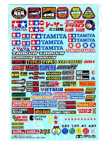 Detail Tamiya Mini 4wd Logo Nomer 15