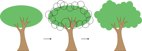 Detail Tampak Atas Pohon Nomer 27