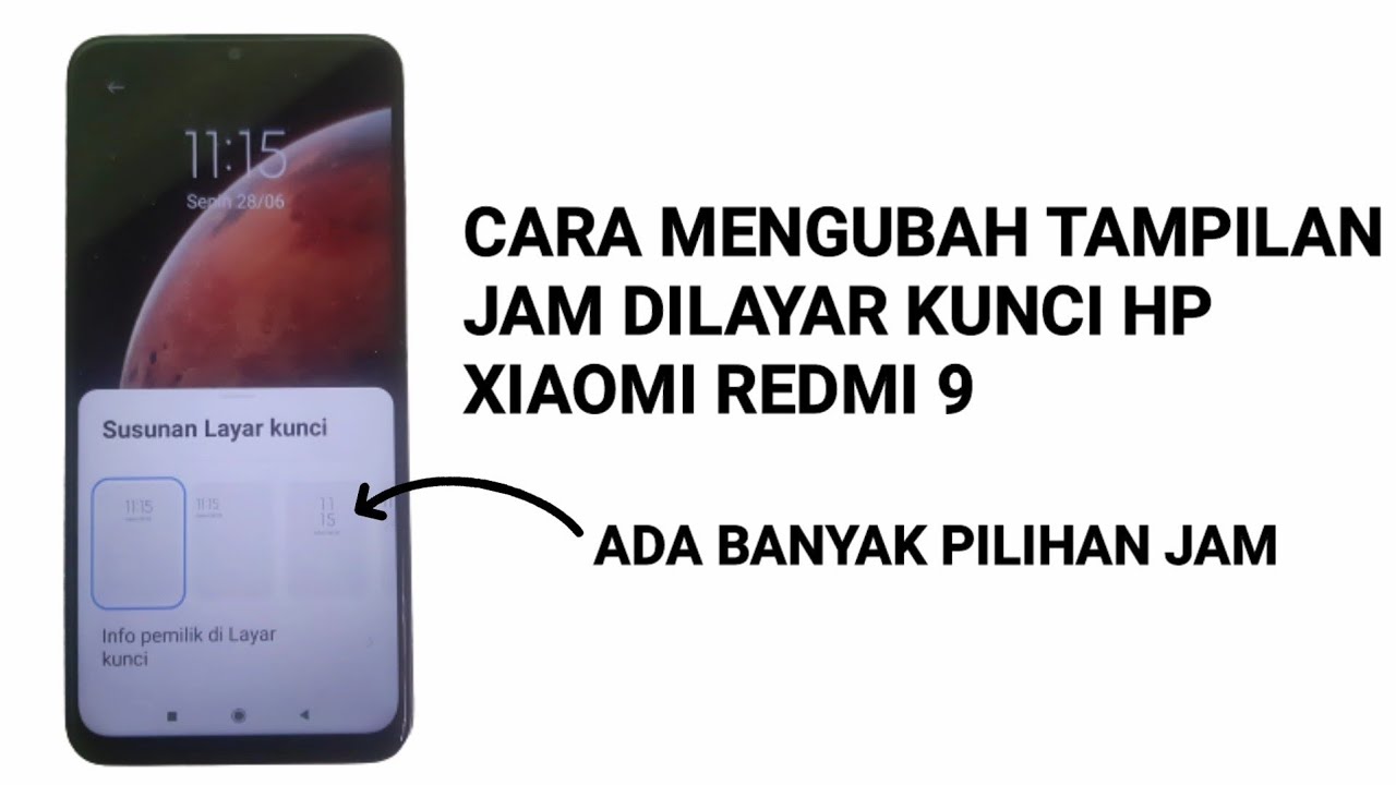 Detail Tampilan Jam Di Layar Kunci Nomer 9