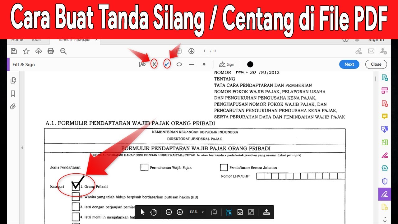 Detail Tanda Centang Dan Silang Nomer 27