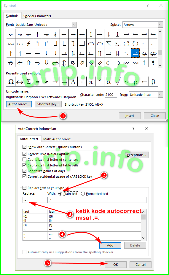 Detail Tanda Panah Bolak Balik Nomer 10