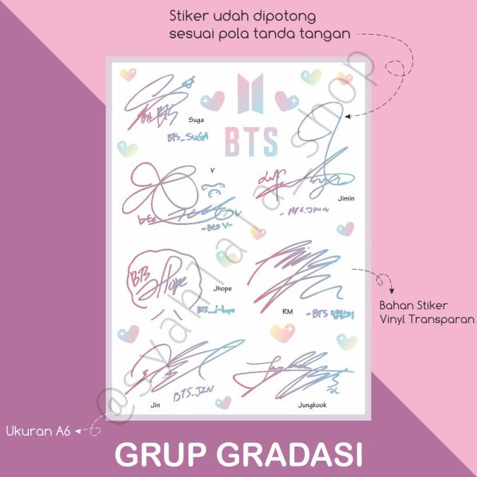 Detail Tanda Tangan Jimin Bts Nomer 41