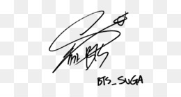 Detail Tanda Tangan Suga Bts Nomer 17