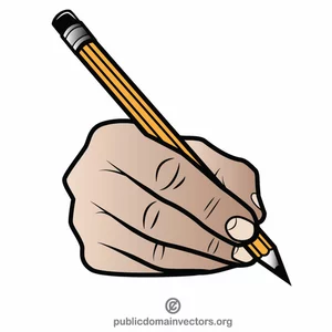 Detail Tangan Menulis Vector Nomer 13