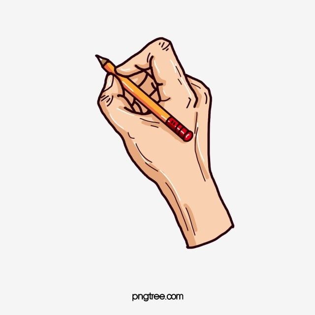 Detail Tangan Menulis Vector Nomer 16