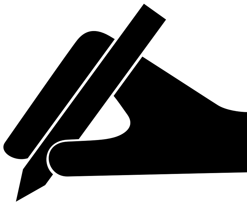 Detail Tangan Menulis Vector Nomer 2