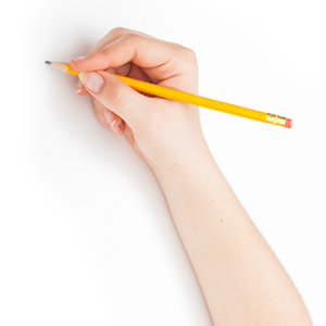 Detail Tangan Pegang Pensil Nomer 36