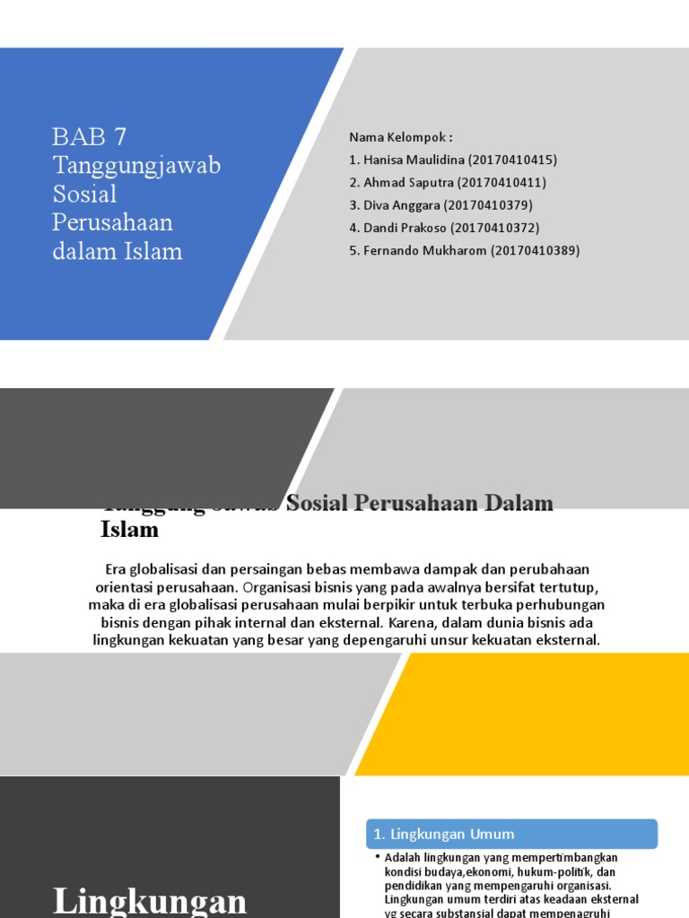 Detail Tanggung Jawab Sosial Perusahaan Ppt Nomer 52