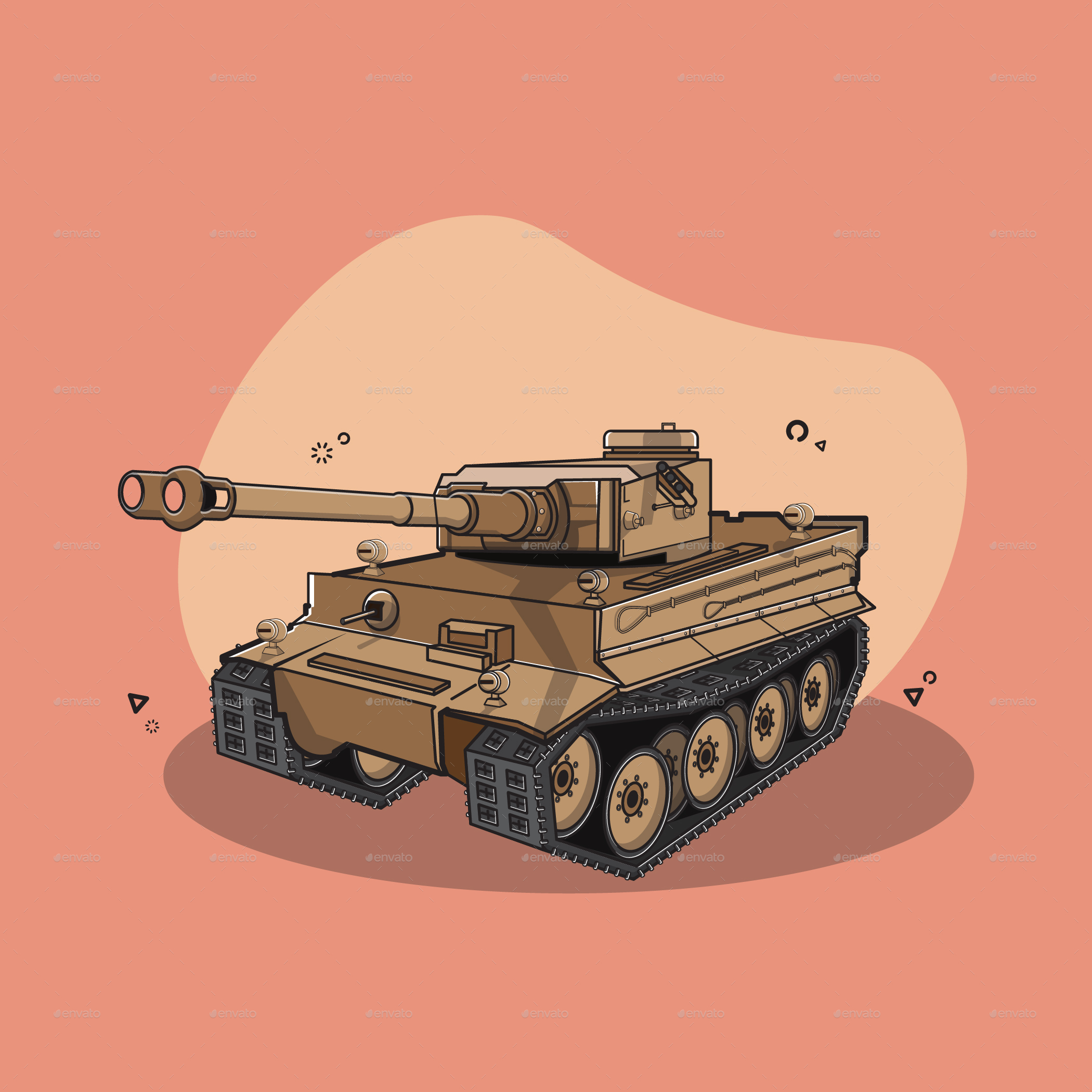 Detail Tank Vector Png Nomer 39