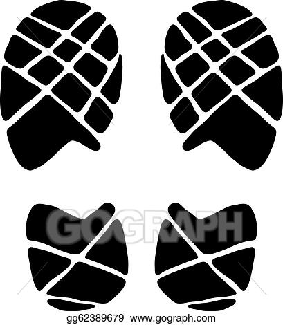 Detail Tapak Sepatu Vector Nomer 14