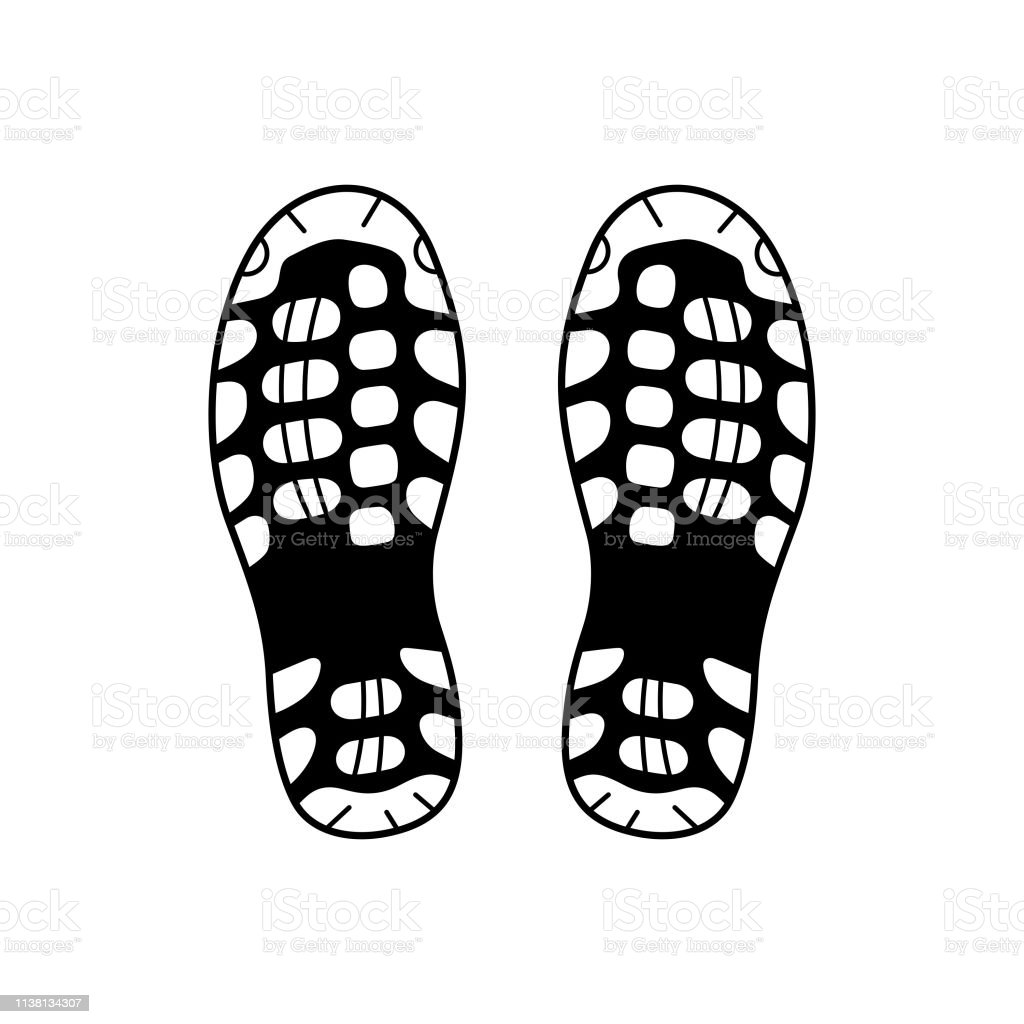 Detail Tapak Sepatu Vector Nomer 6
