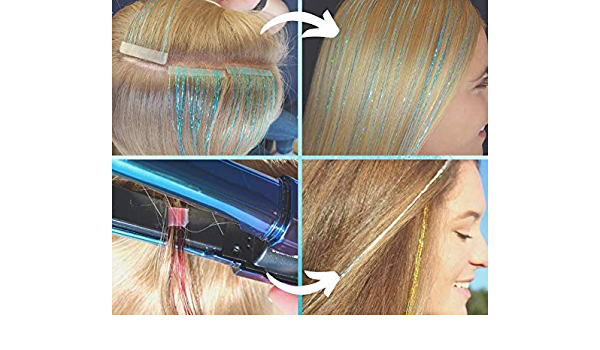 Detail Tape In Hair Tinsel Nomer 21