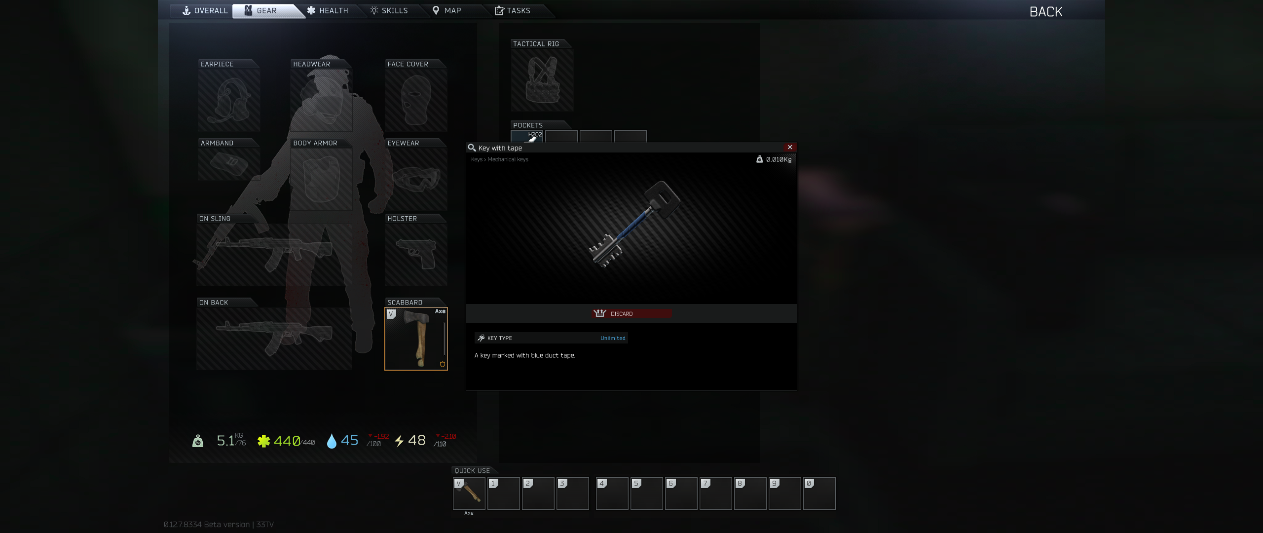 Detail Tape Key Tarkov Nomer 11