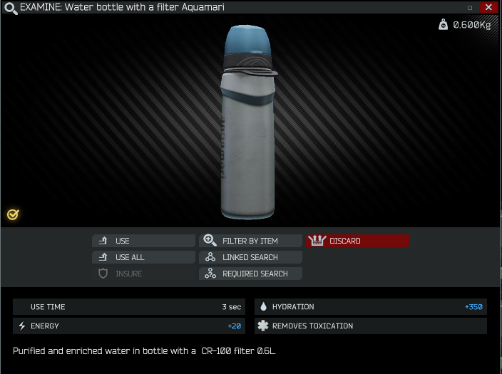 Detail Tarkov Water Bottle Nomer 5