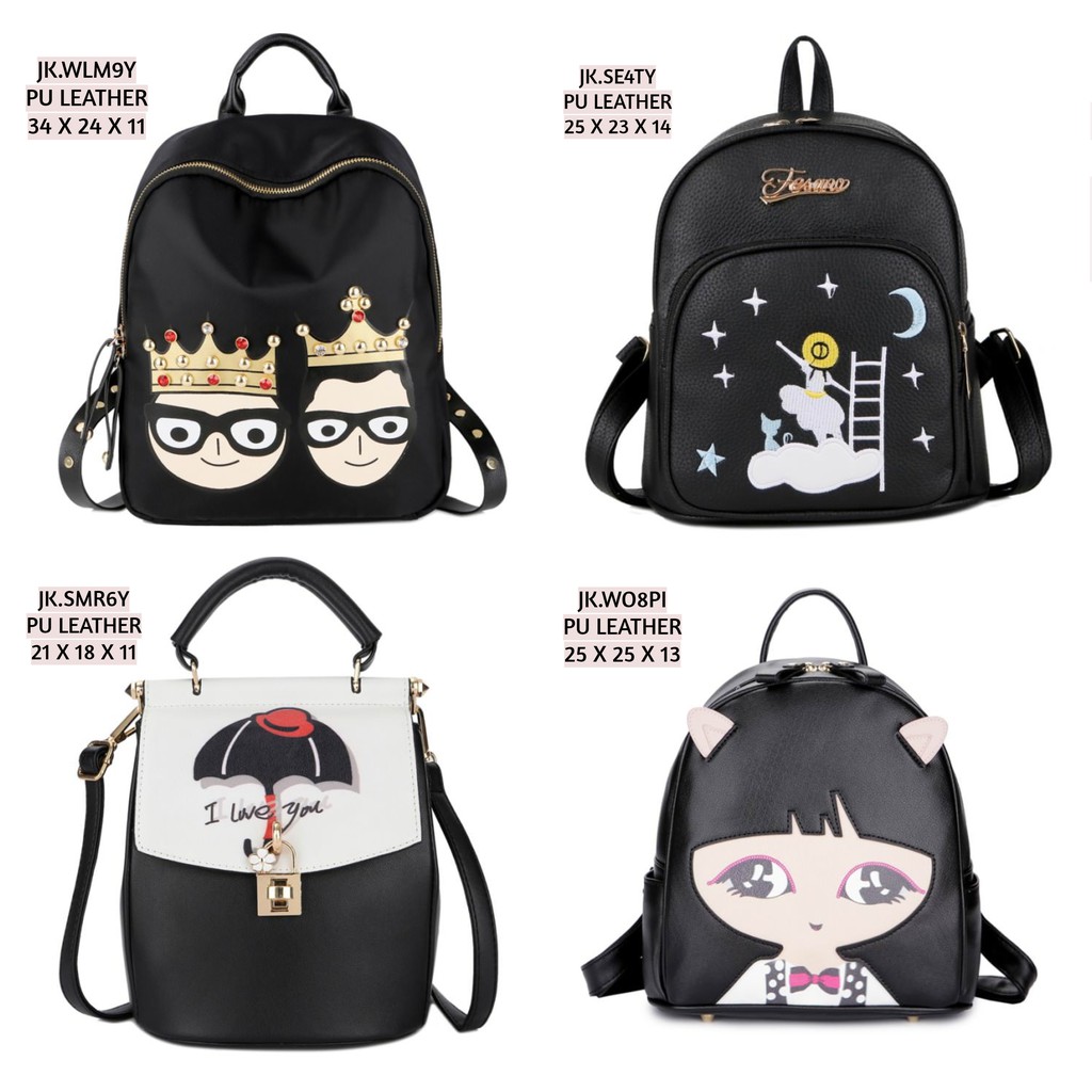 Detail Tas Kartun Hitam Putih Nomer 45