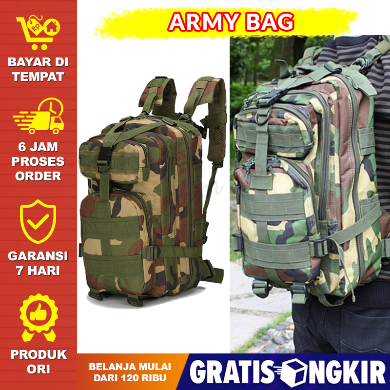 Detail Tas Loreng Tni Nomer 25