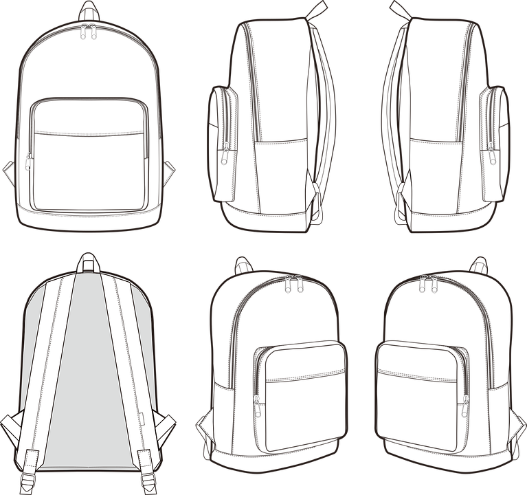 Detail Tas Ransel Vector Nomer 3