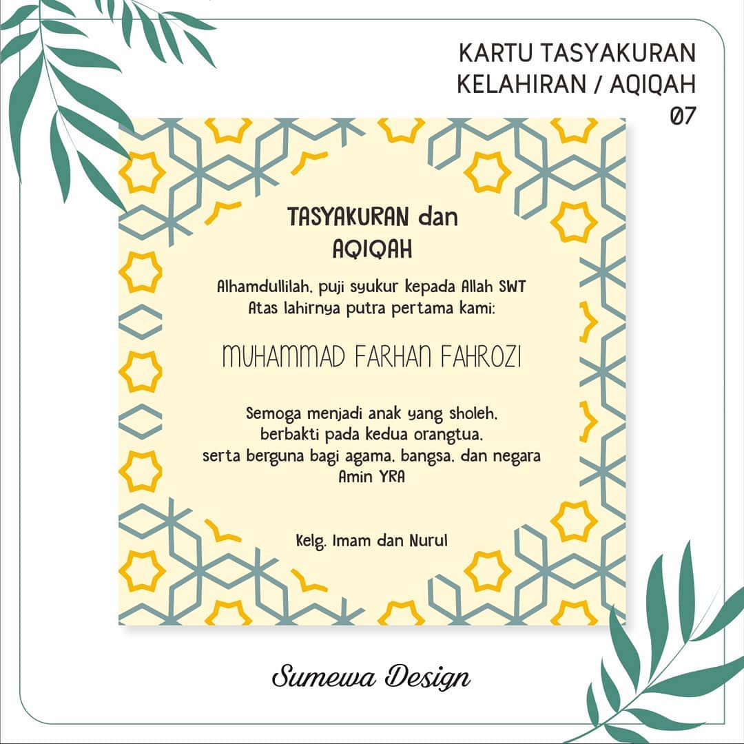 Detail Tasyakur Khitan Nomer 30