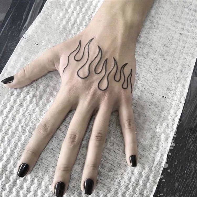 Detail Tato Aesthetic Api Nomer 8