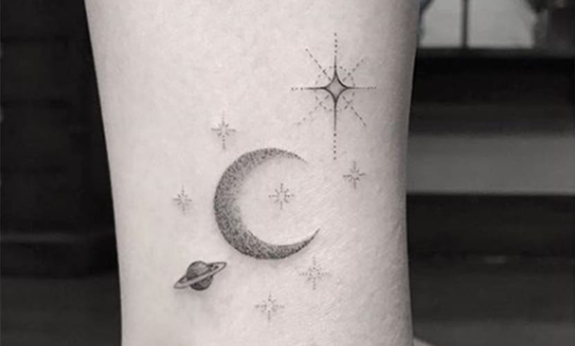 Detail Tato Bulan Sabit Dan Bintang Nomer 8