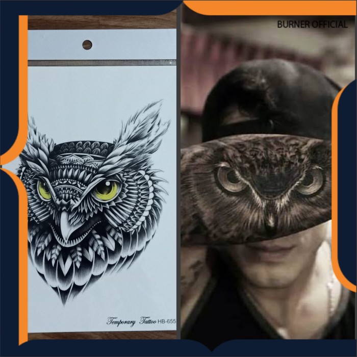 Detail Tato Burung Hantu Di Lengan Nomer 6