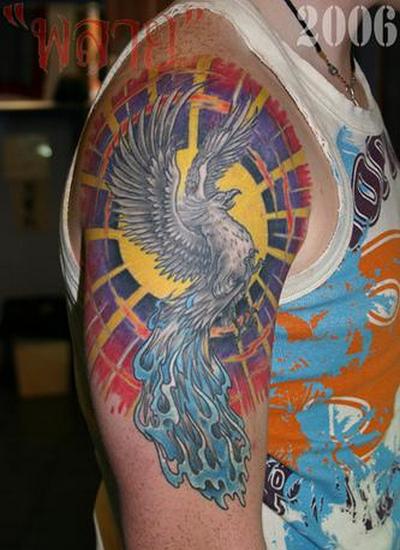 Detail Tato Burung Phoenix Di Lengan Nomer 31