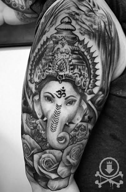 Detail Tato Ganesha Di Lengan Nomer 3