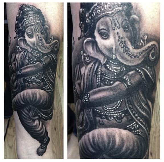 Detail Tato Ganesha Di Lengan Nomer 17