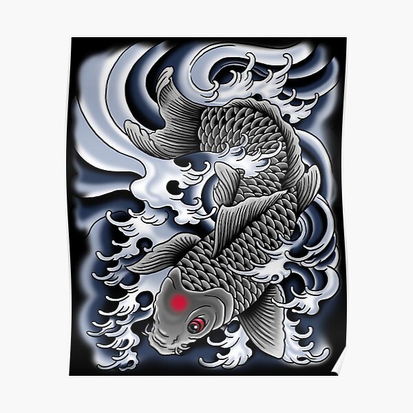 Detail Tato Ikan Koi Yin Yang Nomer 23