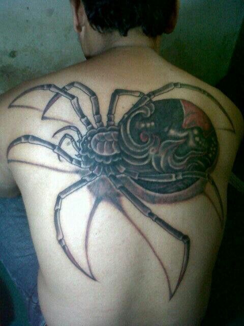 Detail Tato Jaring Laba Laba Nomer 26