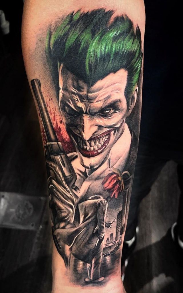 Detail Tato Joker Di Lengan Nomer 2