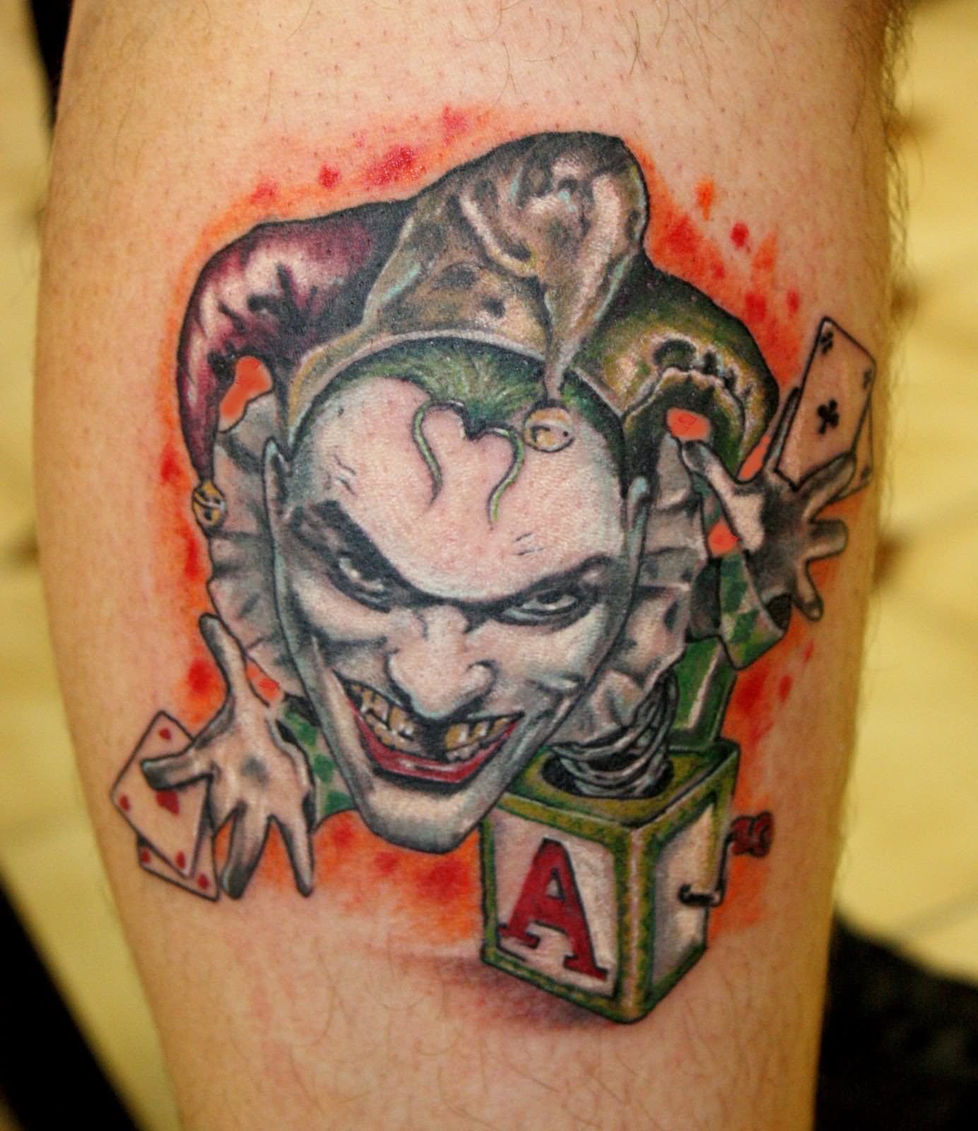 Detail Tato Joker Di Lengan Nomer 9