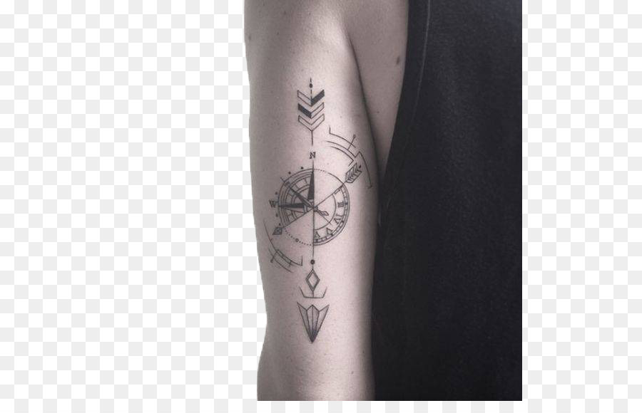 Detail Tato Kompas Di Lengan Nomer 25