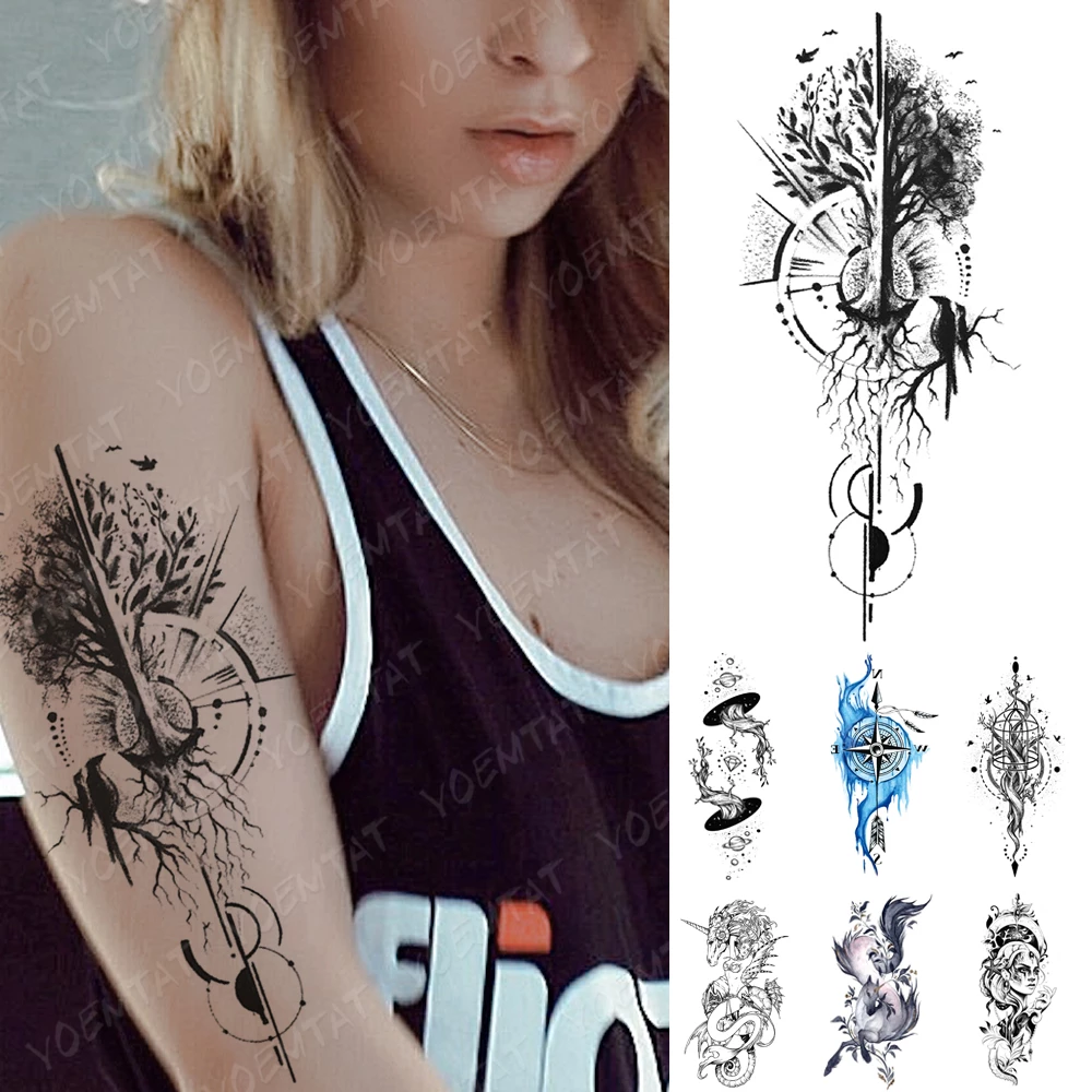 Detail Tato Kompas Di Lengan Nomer 45