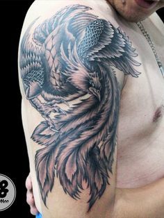 Detail Tato Phoenix Di Lengan Nomer 2