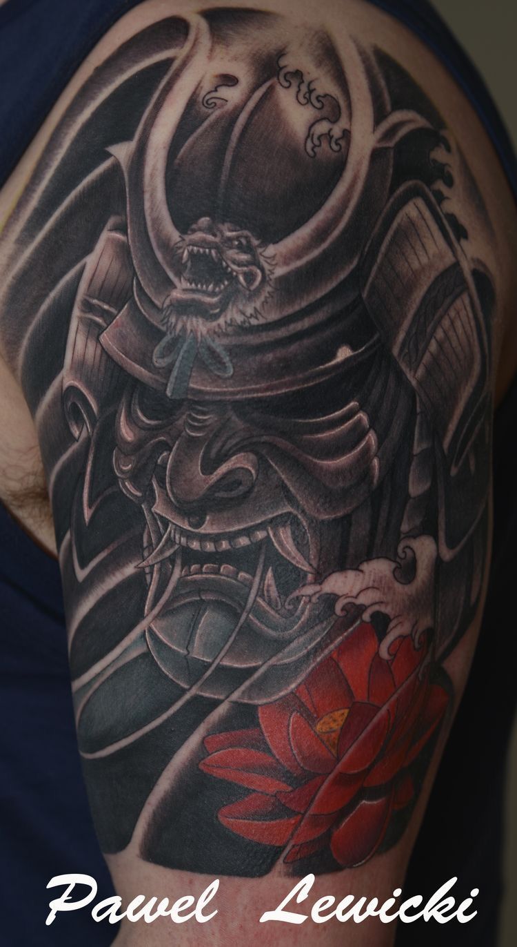 Detail Tato Samurai Di Lengan Nomer 4