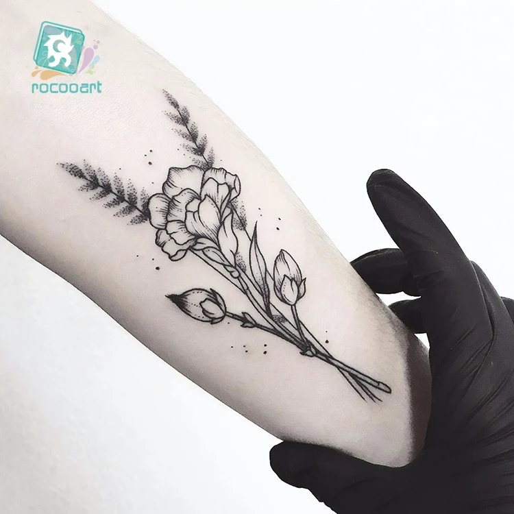 Detail Tato Simple Bunga Nomer 33