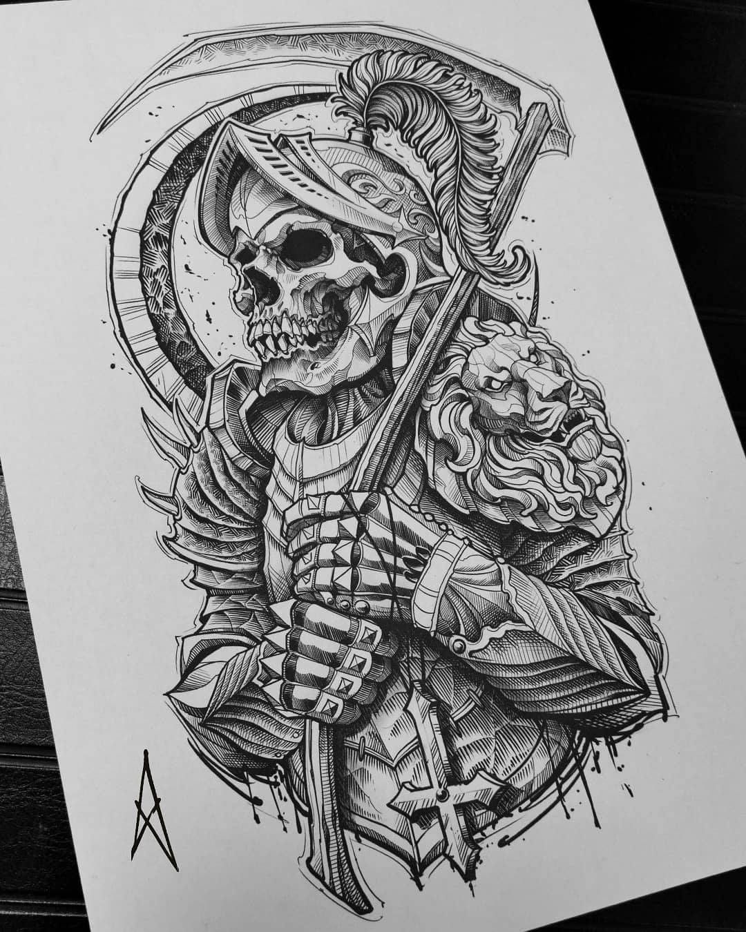 Detail Tato Tengkorak Di Tangan Nomer 15