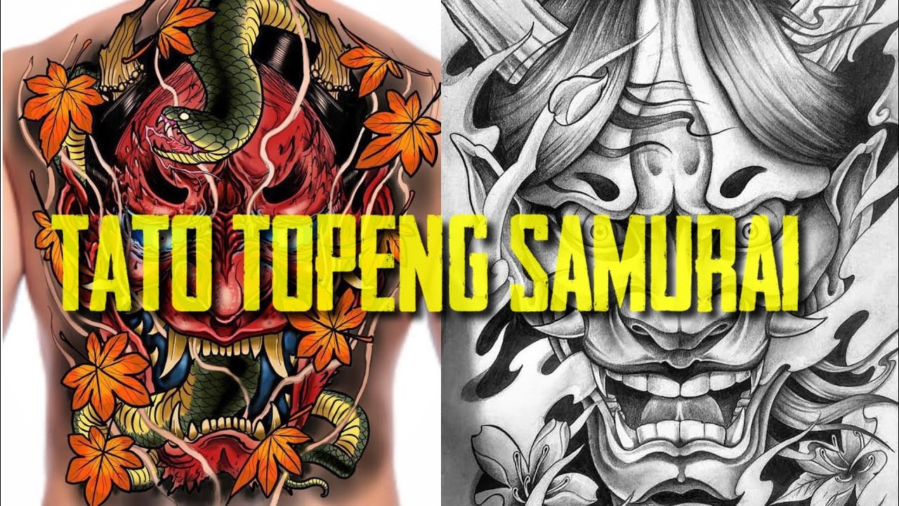 Detail Tato Topeng Samurai Jepang Nomer 35