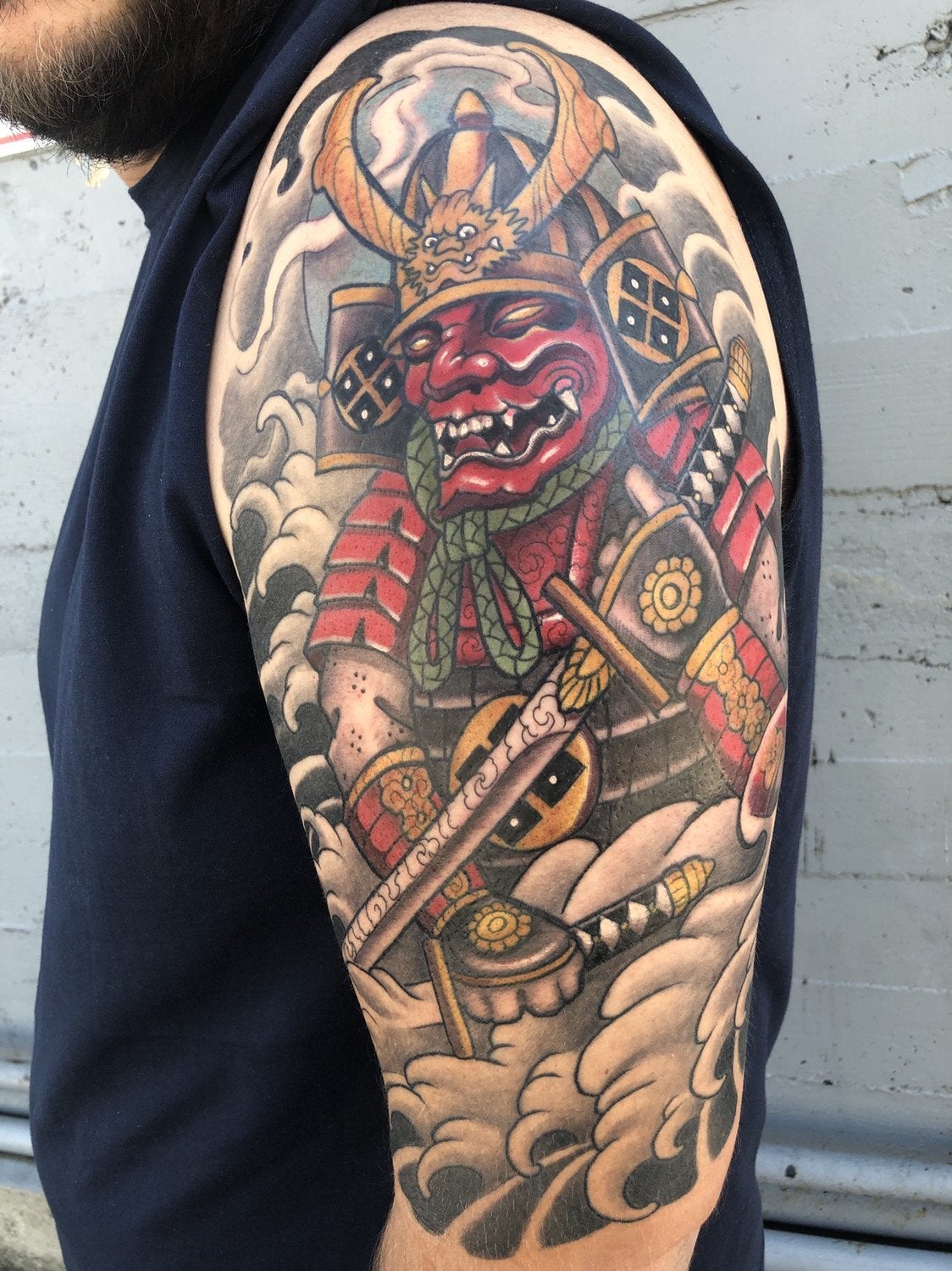 Detail Tatto Samurai Nomer 33