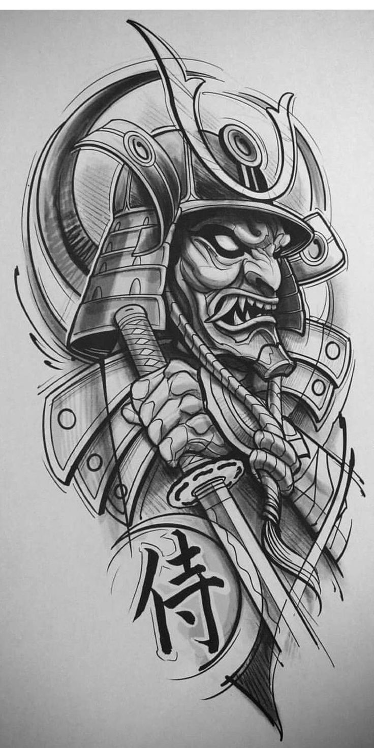 Detail Tatto Samurai Nomer 7