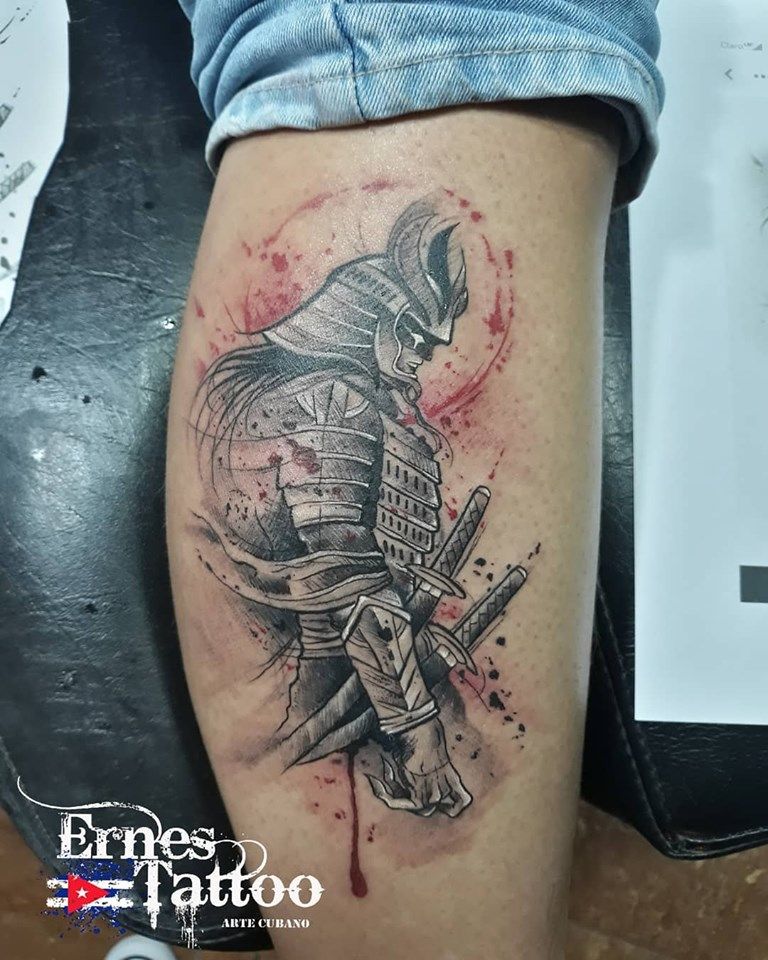 Detail Tatto Samurai Nomer 8