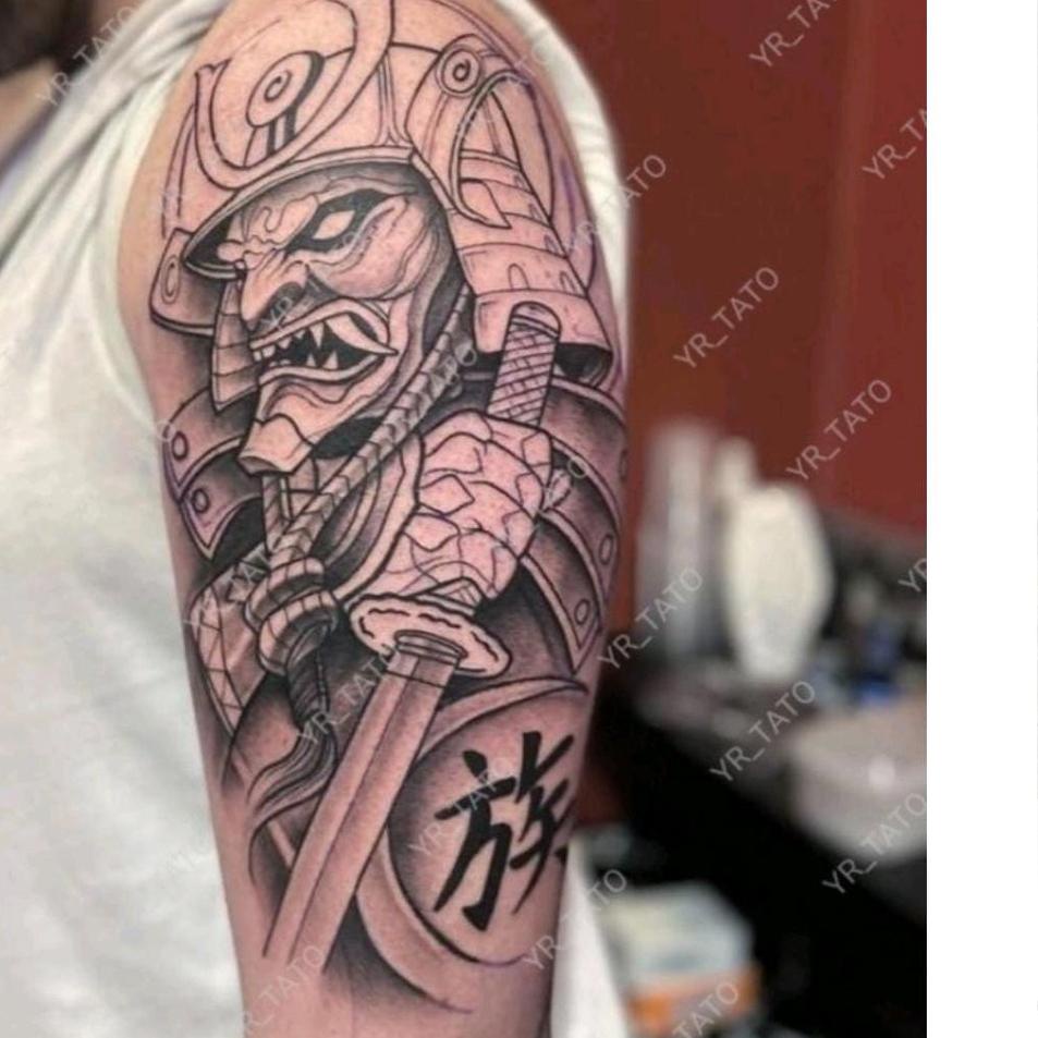 Detail Tatto Samurai Jepang Nomer 14