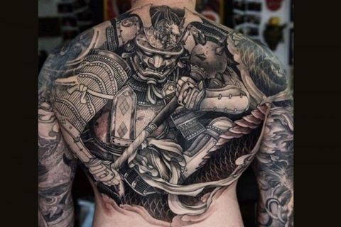 Detail Tatto Samurai Jepang Nomer 44