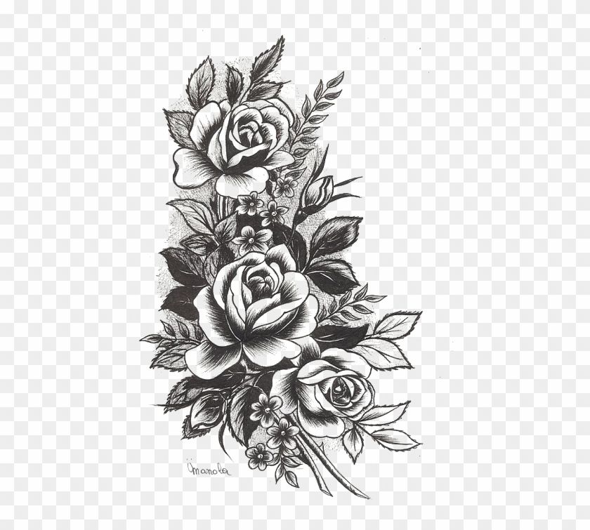 Tattoo Rose Png - KibrisPDR