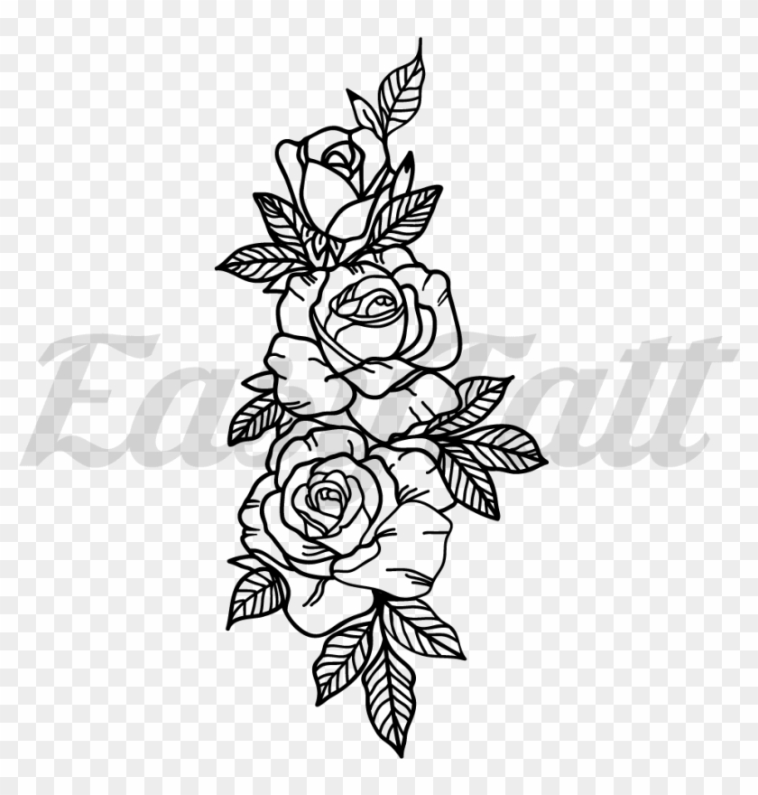 Detail Tattoo Rose Png Nomer 19